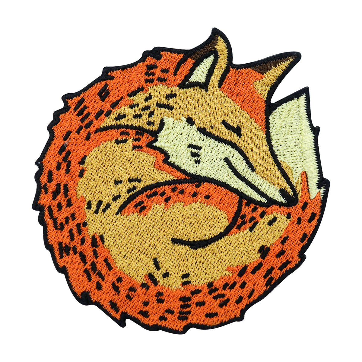 Fuchs-Süß-Fox-Füchse-Wald-Tiere-Patch-Bügelbild-Bügelpatch-Bügelsticker-Applikation
