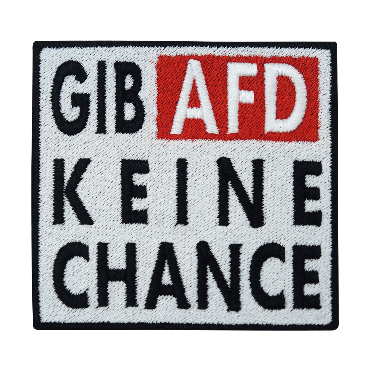 Gib-Afd-keien-Chance-FCKNZS-Patch-zum-Aufbügeln-Gegen-Nazi-Aufnäher
