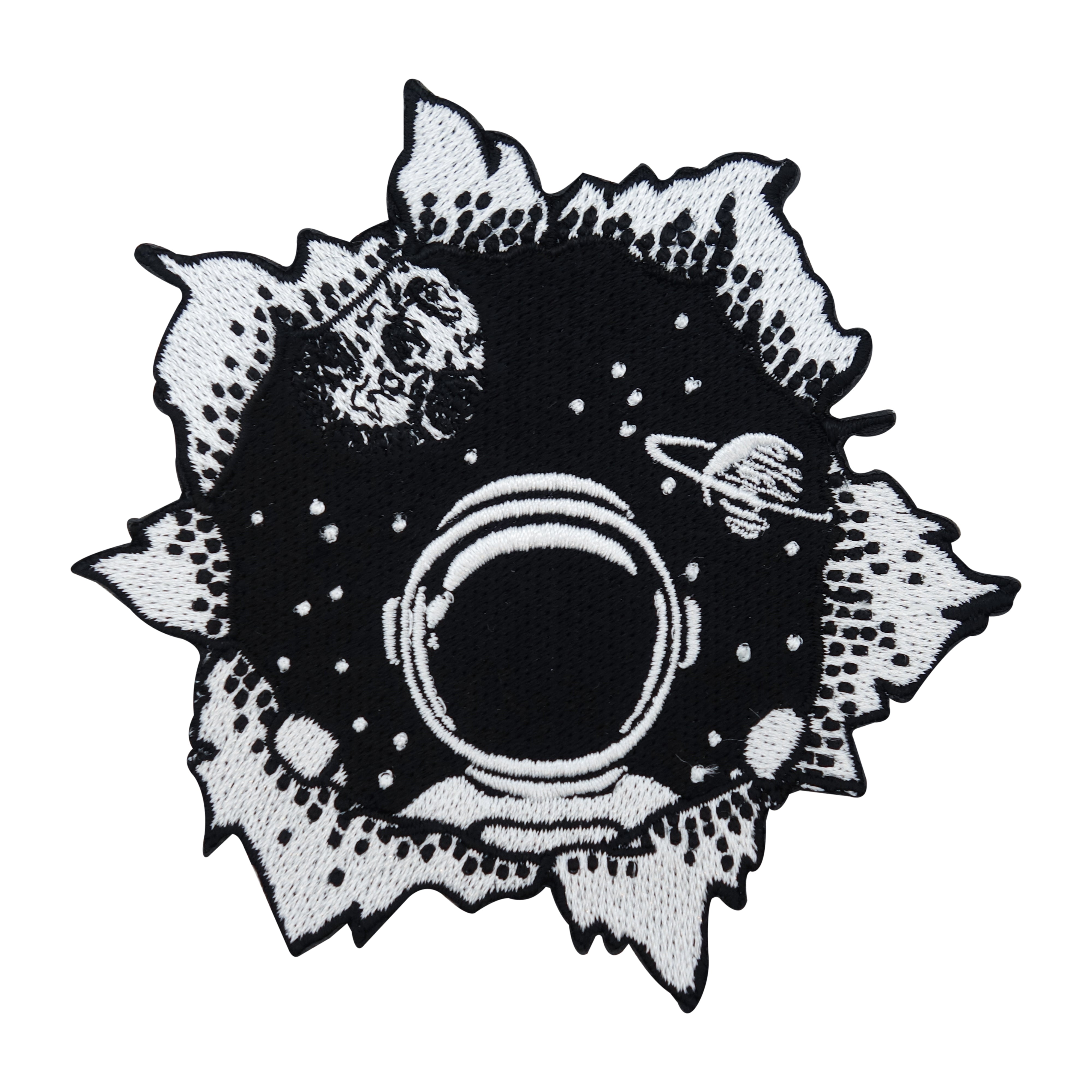 Astronaut-Nasa-Mission-Planeten-Sterne-Weltall-Patch-zum-Aufbügeln-Bügelbild