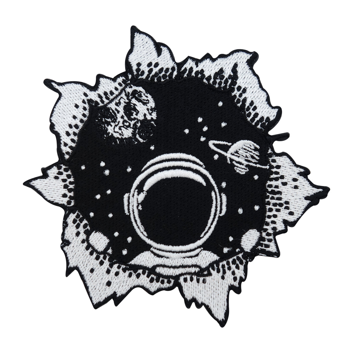 Astronaut-Nasa-Mission-Planeten-Sterne-Weltall-Patch-zum-Aufbügeln-Bügelbild