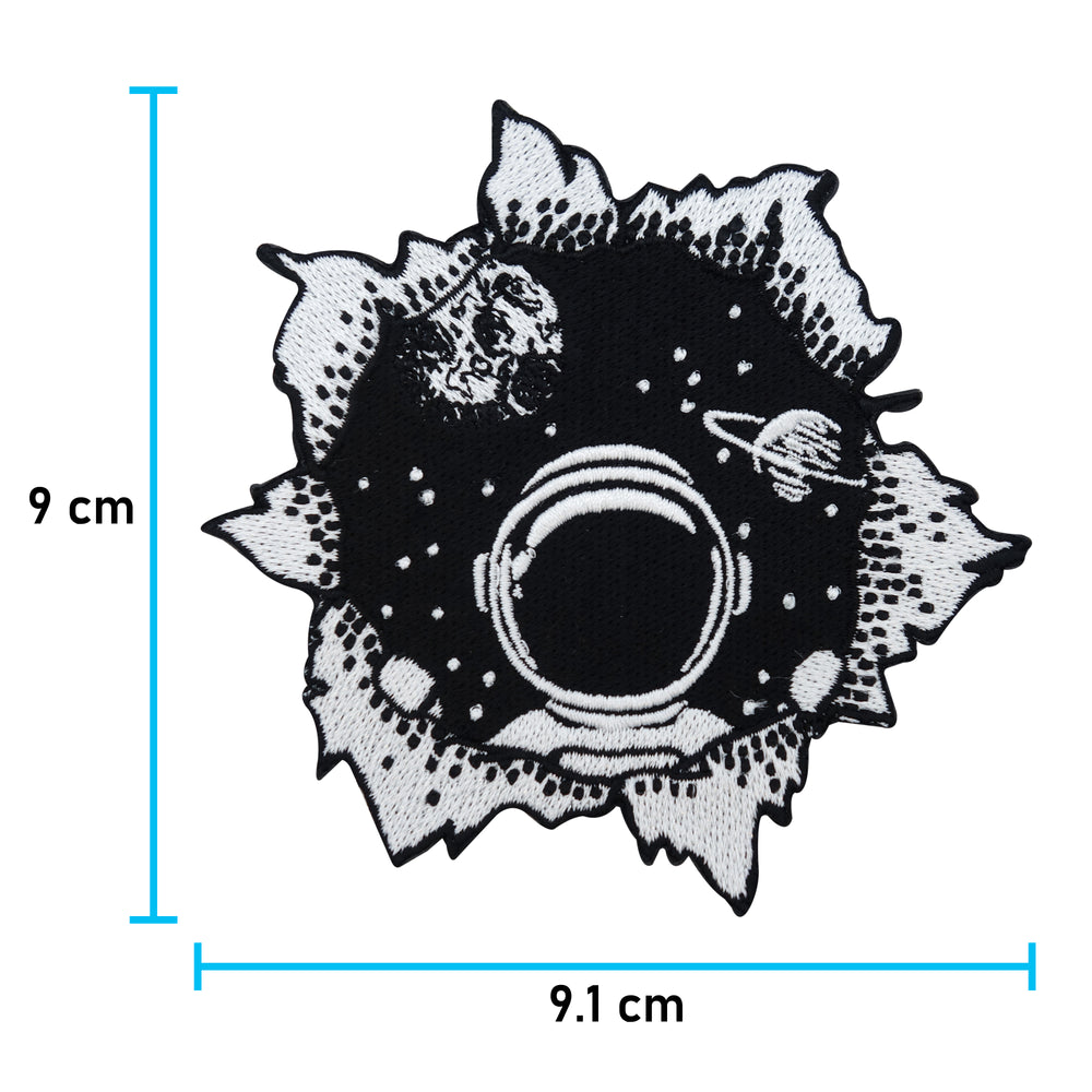 Astronaut-Nasa-Mission-Planeten-Sterne-Weltall-Patch-zum-Aufbügeln-Bügelbild-Bügelpatch-Maße-9,0x9,1