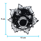 Astronaut-Nasa-Mission-Planeten-Sterne-Weltall-Patch-zum-Aufbügeln-Bügelbild-Bügelpatch-Maße-9,0x9,1