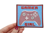 Gamer-Videospiel-Xbox-Playstation-Patch-Aufnäher-Bügelbild-Bügelflicken-Hand