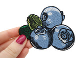 Heidelbeere-Blaubeere-Frucht-Früchte-Obst-Patch-zum-Aufbügeln-Hand