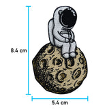 Mond-Astronaut-Mars-Planeten-Patch
