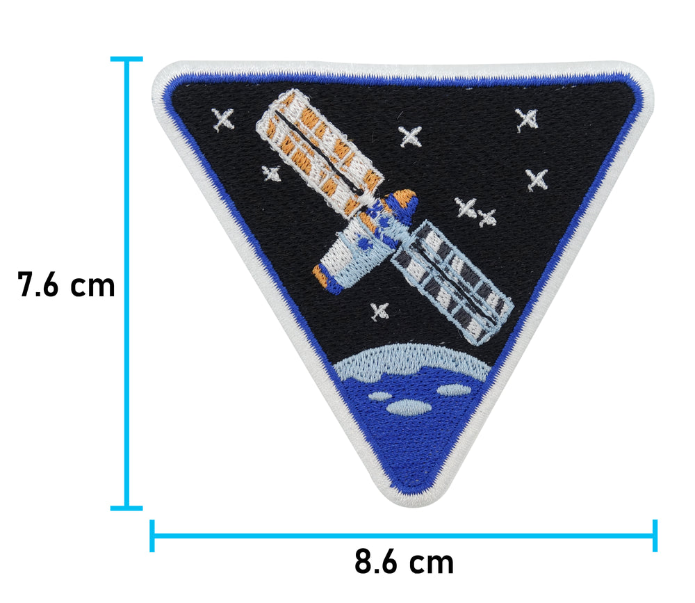 Satellit-Planeten-Sterne-Nasa-Weltall-Patch-Bügelflicken-Maße