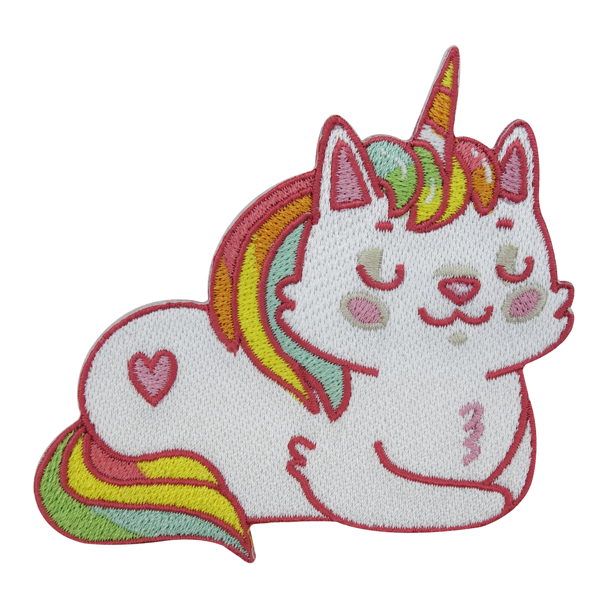 Einhorn-Katze-Patch-zum-aufbügeln-Regenbogen-Patch