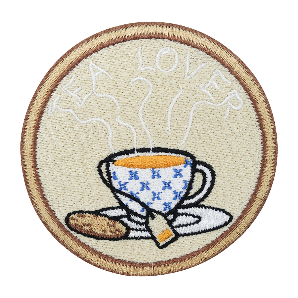 Tee-Lover-Getränk-Patch-Bügelpatch