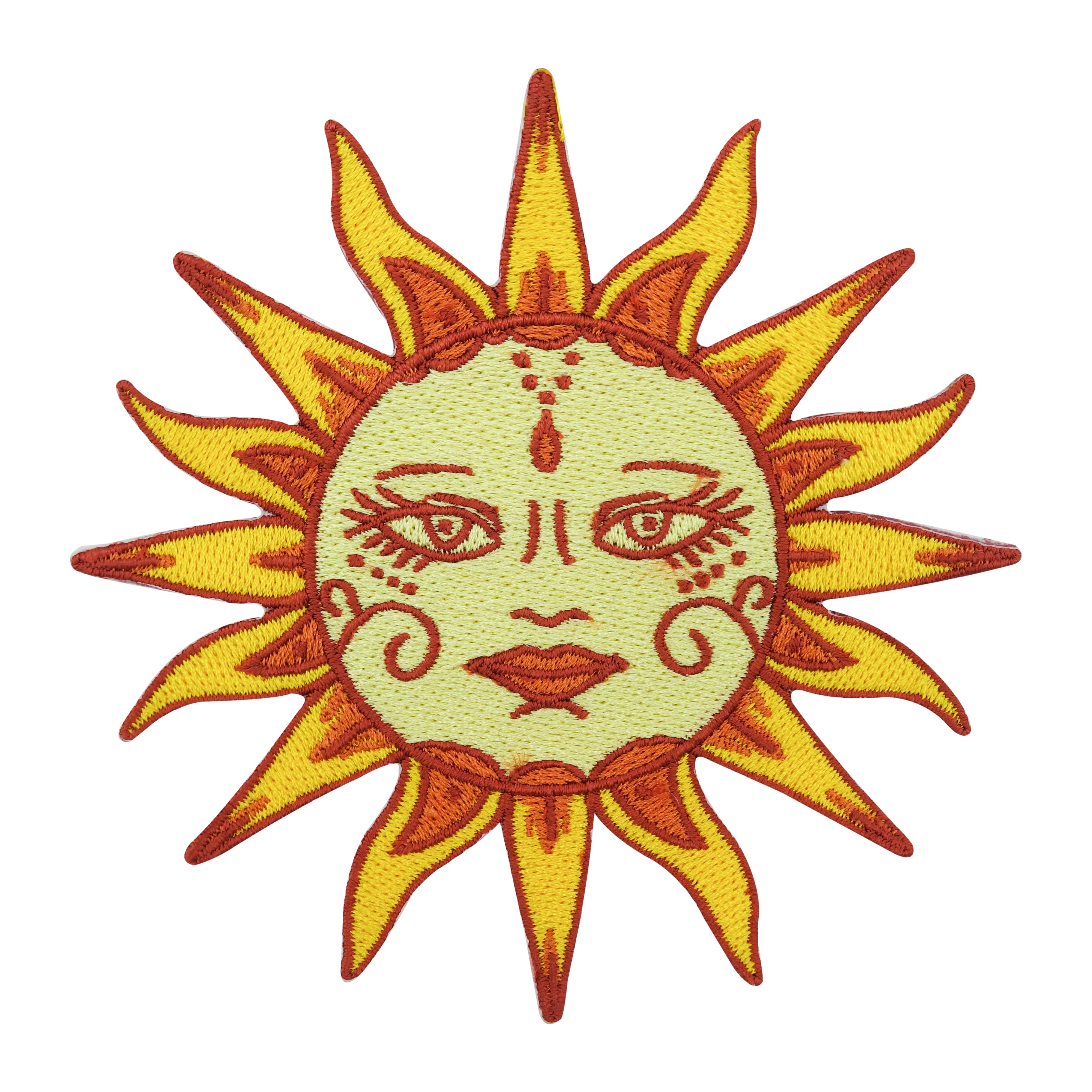 Sonne-Sun-Patch-Bügelflicken