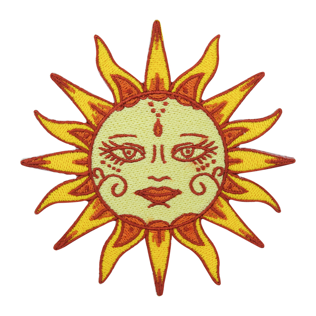 Sonne-Sun-Patch-Bügelflicken