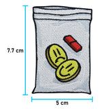 Pillen-Drogen-Patch-zum-Aufbügeln-Jeansjacke-Maße