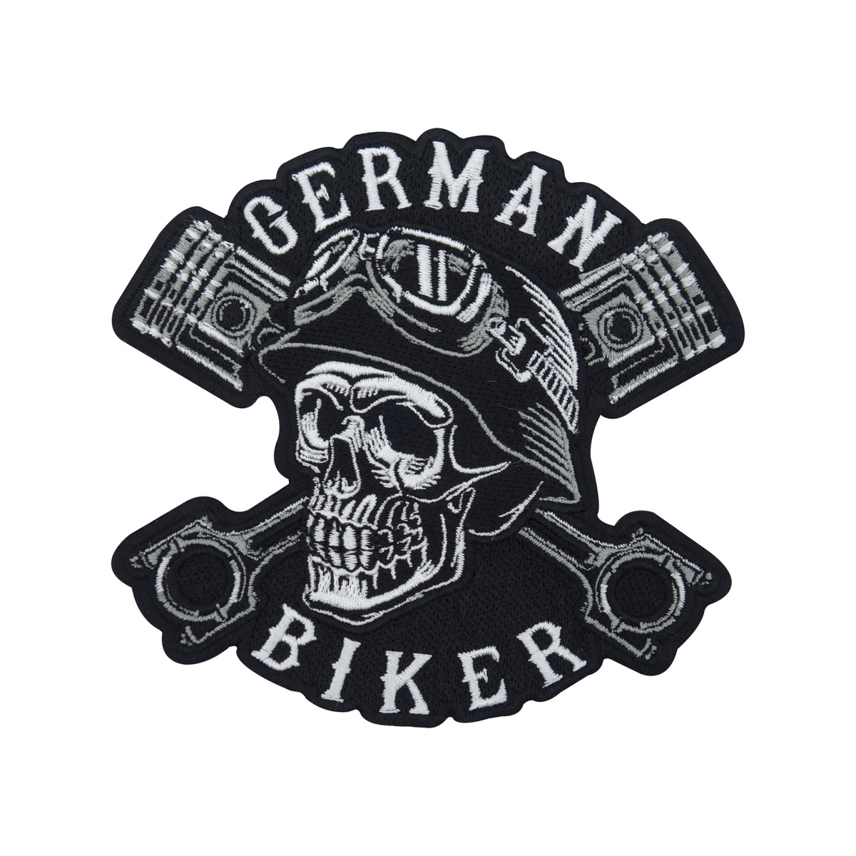 German-Biker-Totenkopf-Totenschädel-Patches