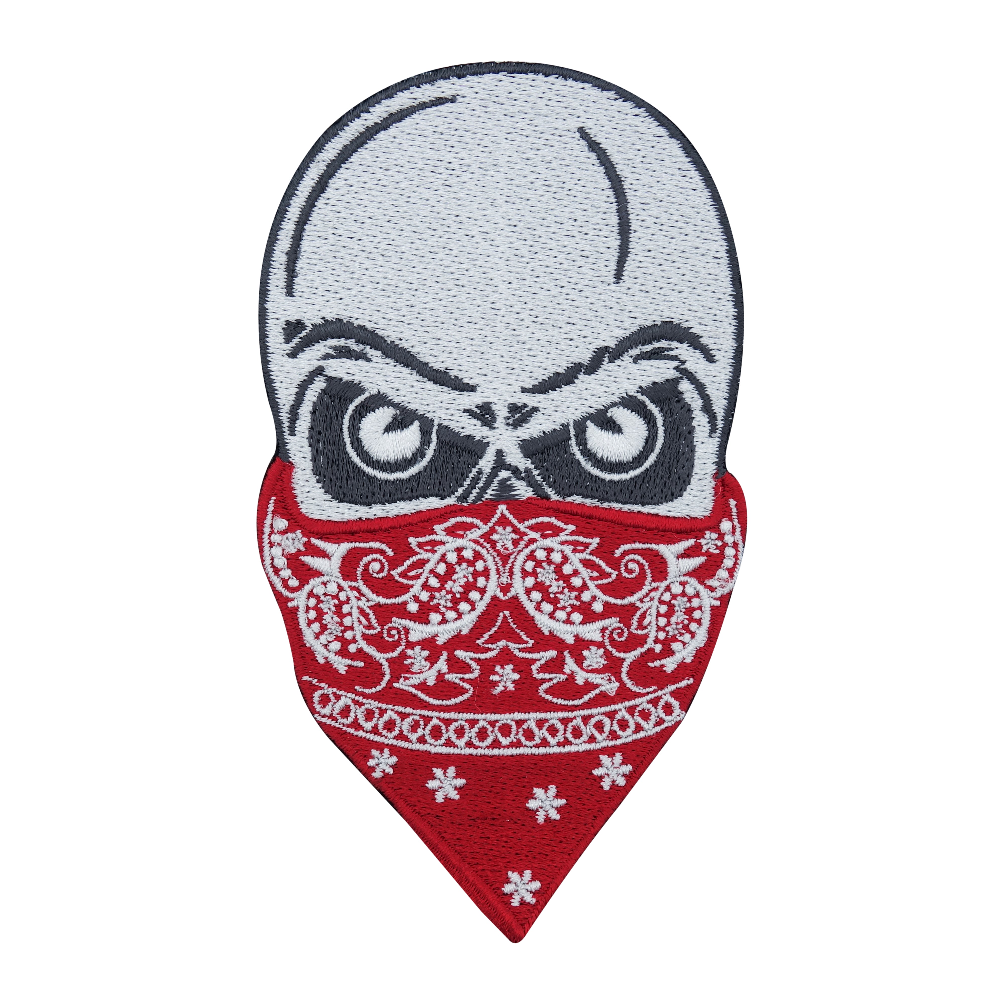 Totenkopf-Totenschädel-Bandana-Patch-Aufbügler
