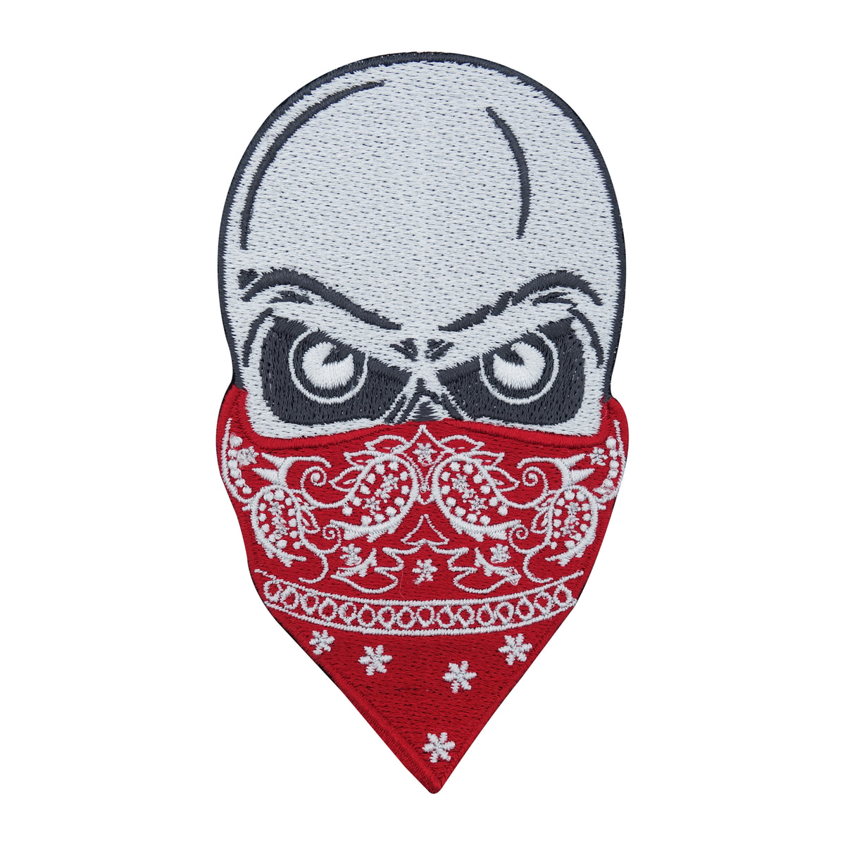 Totenkopf-Totenschädel-Bandana-Patch-Aufbügler