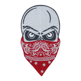 Totenkopf-Totenschädel-Bandana-Patch-Aufbügler