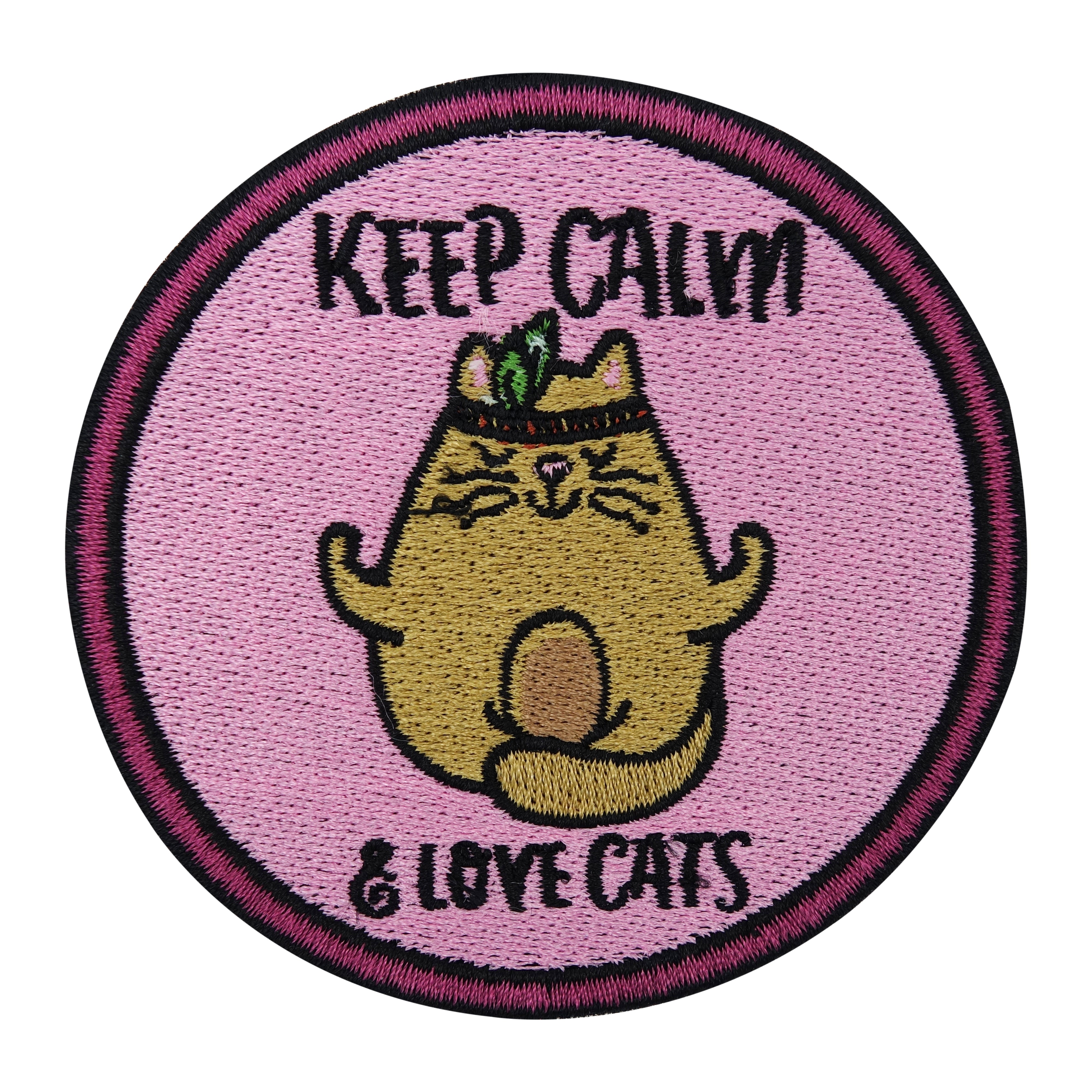 Katze-Pfoten-Keep-Calm-Patch