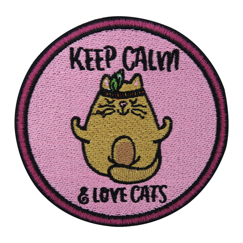 Katze-Pfoten-Keep-Calm-Patch