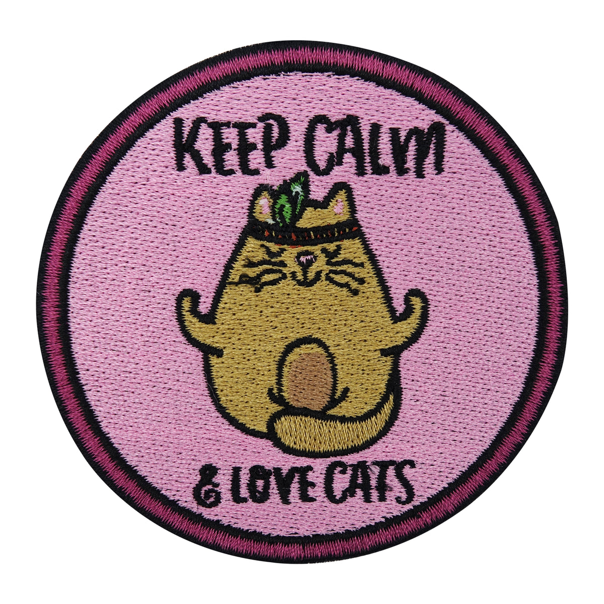 Katze-Pfoten-Keep-Calm-Patch